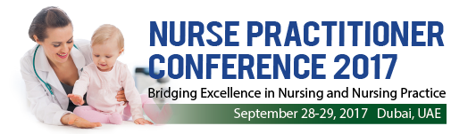 Conference Series LLC pleased to welcome you to attend in 23rd World Nurse Practitioner Conference during September 28-29, 2017 at Dubai, UAE with a theme Bridging Excellence in Nursing and Nursing Practice.